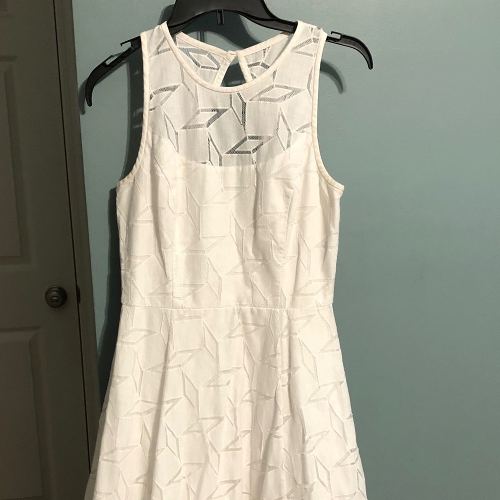 White House Black Market fit flare dress 6